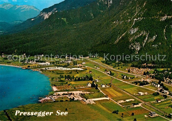 Pressegger See Fliegeraufnahme