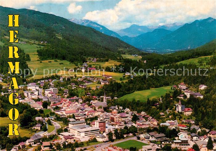 Hermagor Kaernten Fliegeraufnahme