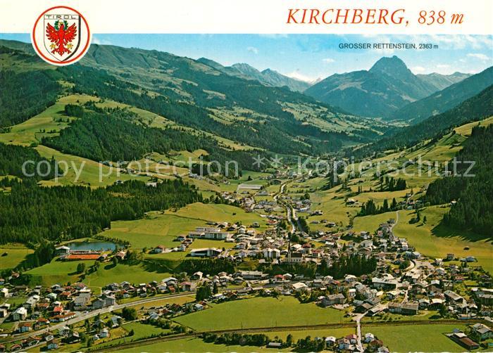 Kirchberg Tirol Fliegeraufnahme mit Rettenstein
