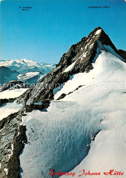 Grossglockner Erzherzog Johann Huette Fliegeraufnahme