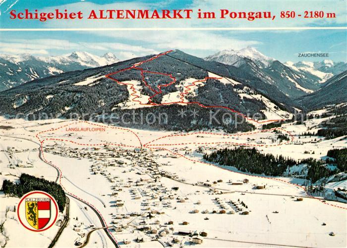 Altenmarkt Pongau Fliegeraufnahme mit Schischaukel Radstadt