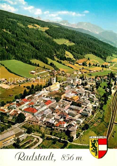 Radstadt Fliegeraufnahme mit Dachstein