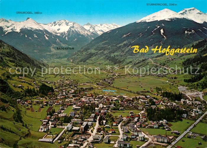 Bad Hofgastein Fliegeraufnahme mit Graukogel und Stubnerkogel
