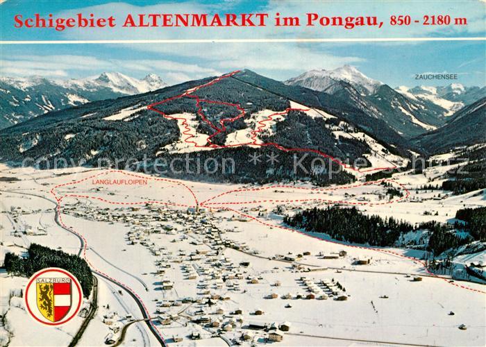 Altenmarkt Pongau Fliegeraufnahme mit Schischaukel Radstadt Altenmarkt