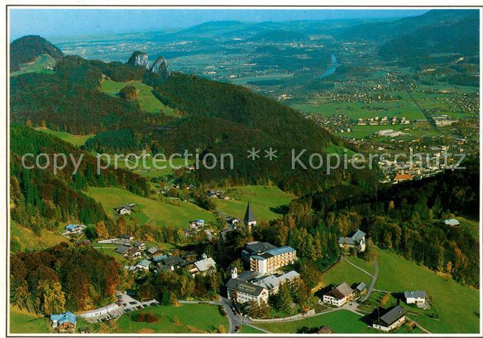 Bad Duerrnberg Hallein Fliegeraufnahme mit Kurhaus St Josef