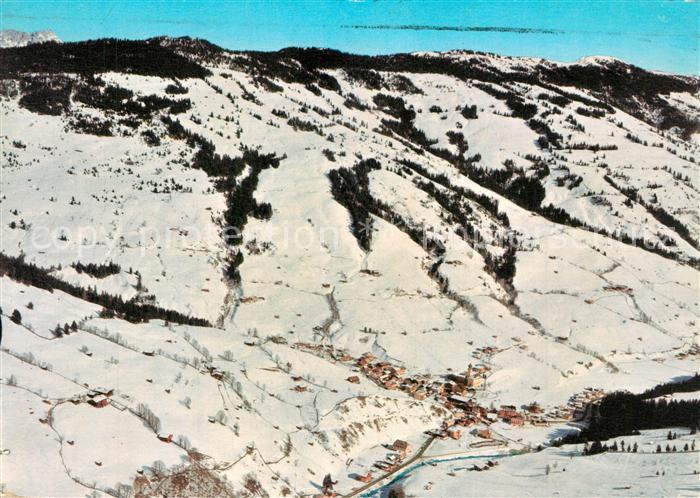 Saalbach-Hinterglemm Fliegeraufnahme