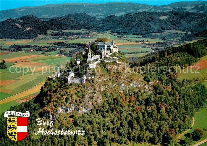 Burg Hochosterwitz Fliegeraufnahme