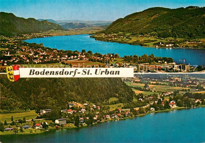 Bodensdorf Ossiacher See Fliegeraufnahme mit Bodensdorf