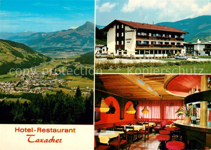 Kirchberg Tirol Fliegeraufnahme Hotel Taxacher Bar Restaurant