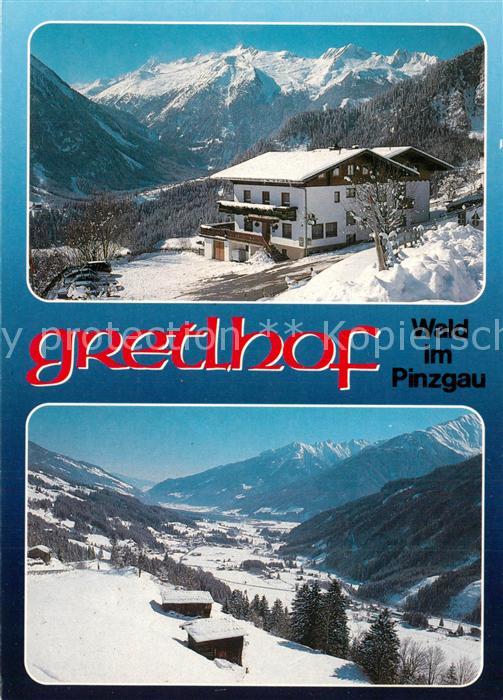 Wald Pinzgau Gasthaus Pension Gretlhof Panorama