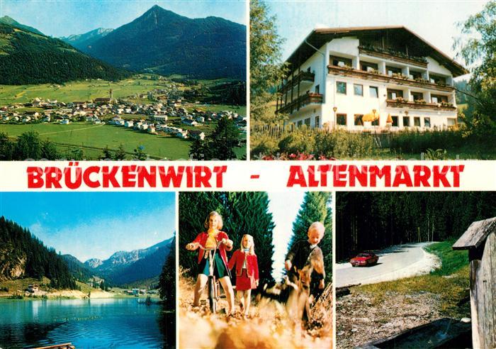Altenmarkt Pongau Gasthof Pension Brueckenwirt Panorama Strasse See
