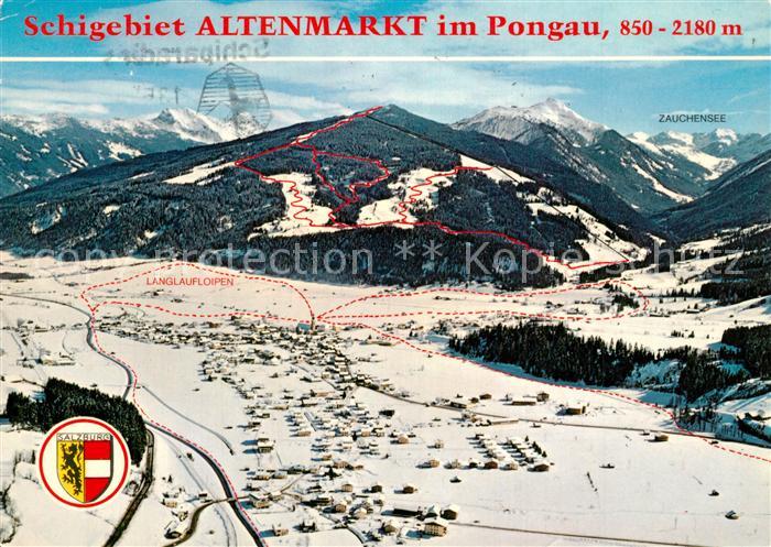 Altenmarkt Pongau Fliegeraufnahme mit Schischaukel Radstadt