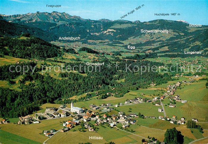Hittisau Vorarlberg Fliegeraufnahme