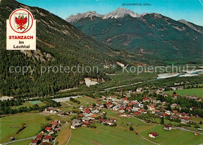Stanzach Tirol Fliegeraufnahme Lechtal