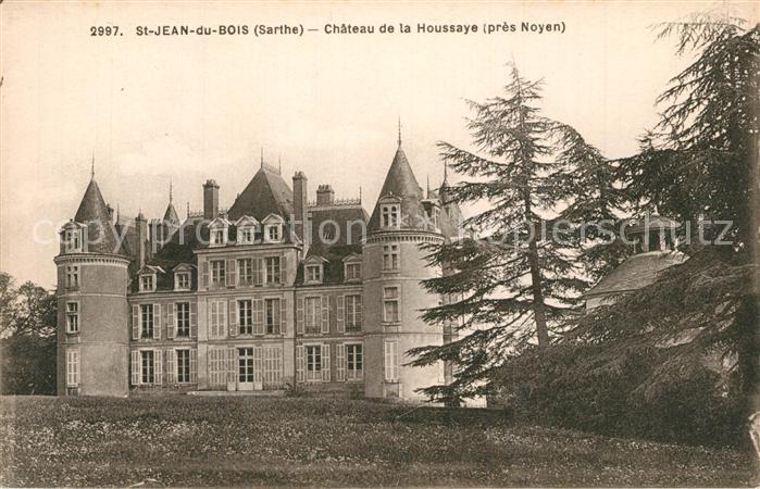 Saint-Jean-du-Bois Chateau de la Houssaye