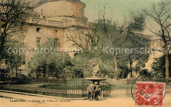 Luneville Hotel de Ville et Square