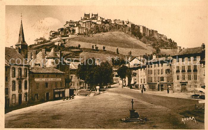 Saint-Flour Cantal Vue de la ville basse