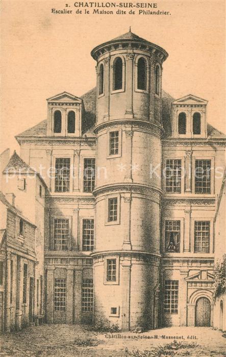 Chatillon-sur-Seine Escalier de le Maison dite de Philandrier