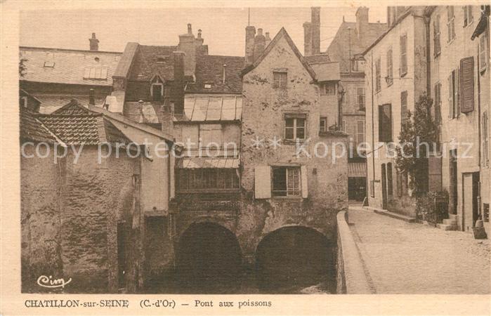 Chatillon-sur-Seine Pont aux poissons