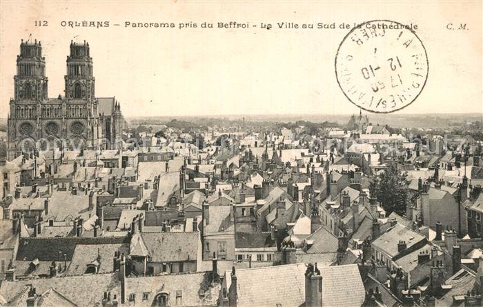 Orleans Loiret Panorama pris du Beffroi La Ville au Su