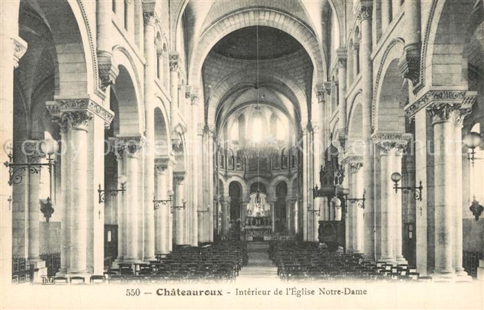 Chateauroux Indre Interieur de l’Eglise Notre Dame