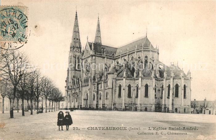 Chateauroux Indre Eglise Saint Andre