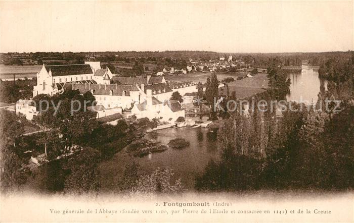 Fontgombault Vue generale de l’Abbaye par Pierre de l’Etoile et consacree et de