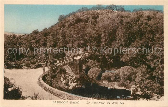 Badecon-le-Pin Le Pont Noir vu d’en bas