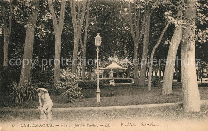 Chateauroux Indre Vue au Jardin Public
