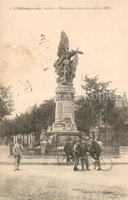 Chateauroux Indre Monument Commemoratif de 1870
