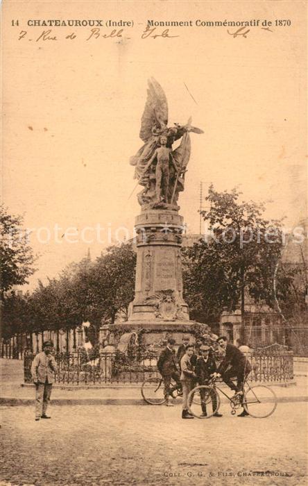 Chateauroux Indre Monument Commemoratif de 1870