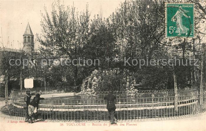 Toulouse Haute-Garonne Bassin du Jardin des Plantes