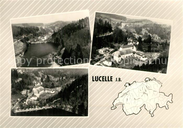 Lucelle Haut-Rhin Maison Ste Catherine Vue partielle aerienne