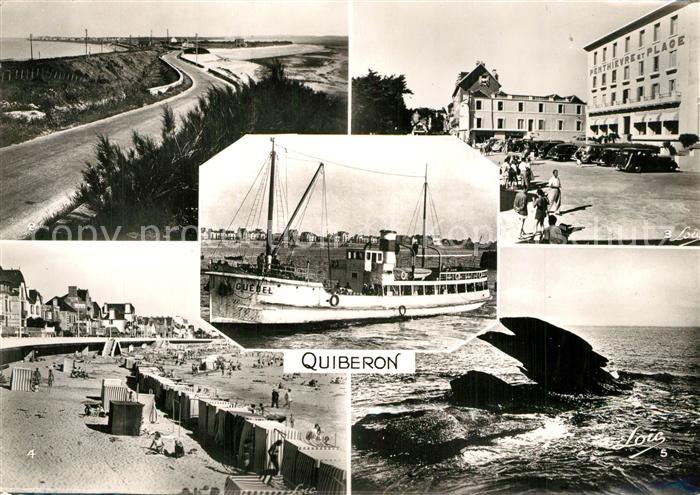 Quiberon Morbihan Port Maria Fort Penthievre Place Hoche La plage Pointe de Beg-