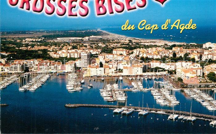 Cap-d Agde Le Port Vue aerienne