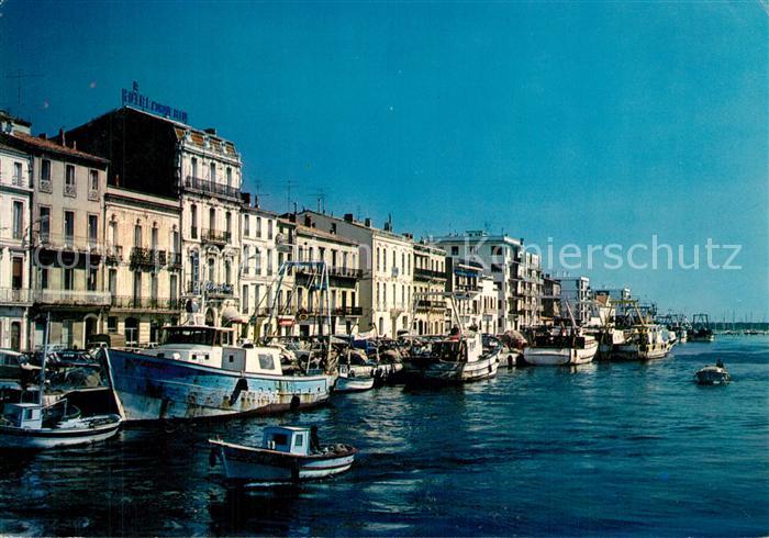 Sete Cette Le chenal du canal de Sete