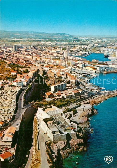 Sete Cette Vue panoramique aerienne sur le Theatre
