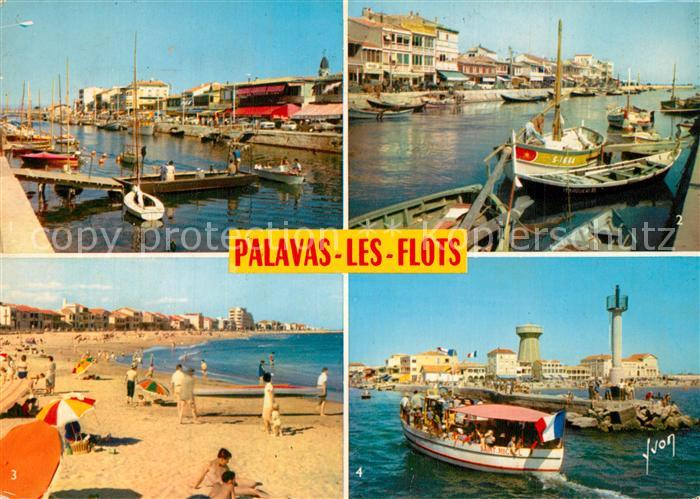 Palavas-les-Flots Herault Le Canal La Plage Entree du Port