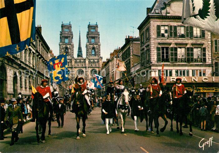 Orleans Loiret Fetes de Jeanne d’Arc cortege passant r