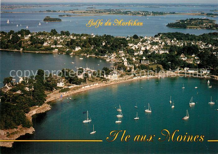 Ile-aux-Moines Golfe du Morbihan Vue aerienne