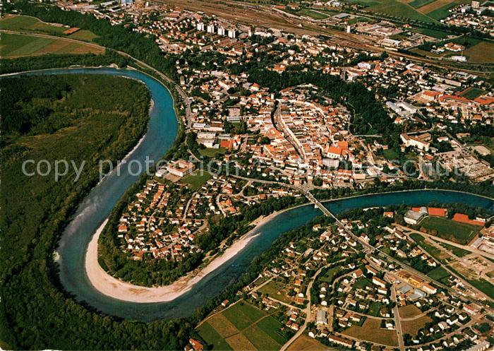 Muehldorf Inn Fliegeraufnahme
