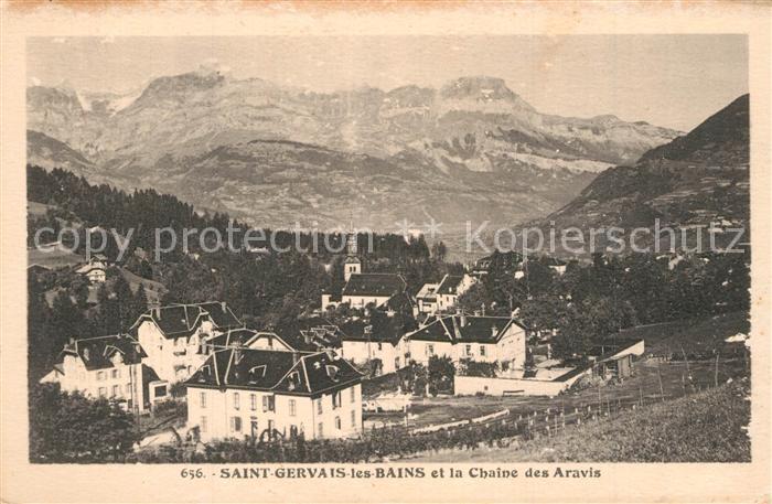 Saint-Gervais-les-Bains et la Chaine des Aravis
