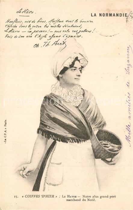 Le Havre Coiffes d’Hier Notre plus grand port marchand du Nord