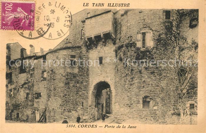 Cordes-Tolosannes Porte de la Jane