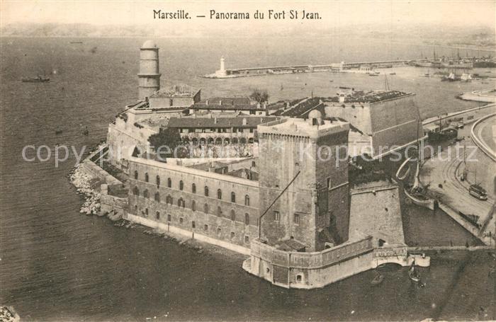Marseille Bouches-du-Rhone Panorama du Fort St Jean