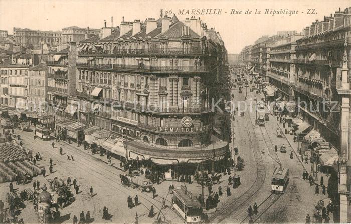 Marseille Bouches-du-Rhone Rue de la Republique