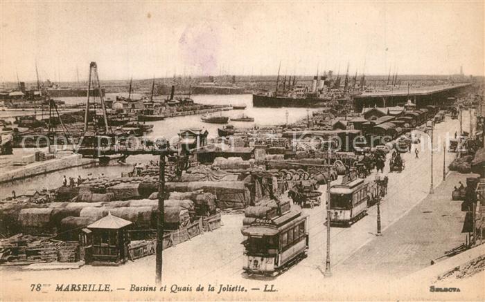 Marseille Bouches-du-Rhone Bassins et Quais de la Joliette