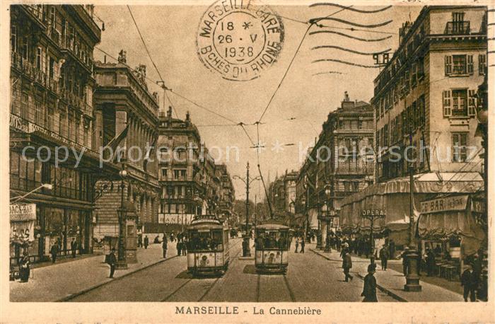 Marseille Bouches-du-Rhone La Canebiere