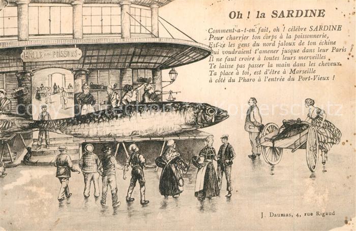 Marseille Bouches-du-Rhone Comment a t on fait Oh la celebre Sardine