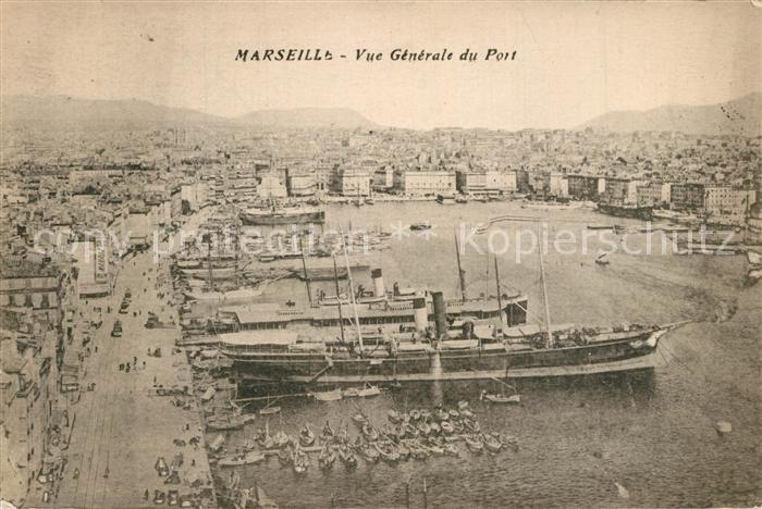 Marseille Bouches-du-Rhone Vue generale du Port